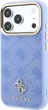 Чохол для смартфона Apple iPhone 18 Pro/17 Pro Guess Peony 4G Small Logo MagSafe Light Blue (GUHMP18L6PGS4NPB) - зображення 3