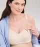 Кружевной топ для беременных и кормящих мам с плотными чашками Anita 5057 XL Айвори - изображение 1