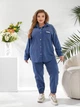 Костюм вельветовый женский ELFBERG VM-685 48-50 Джинсовый (2000001040805) - изображение 5