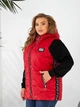 Теплый жилет длинный женский ELFBERG VM-510 48-50 Красный (2000001037317) - изображение 5