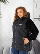 Теплый жилет длинный женский ELFBERG VM-510 52-54 Черный (2000001037355) - изображение 5