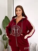 Спортивный костюм женский ELFBERG VM-895 52-54 Бордовый (2000001042816) - изображение 9
