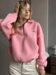 Свитшот на флисе женский ELFBERG SH-348 42-46 Розовый (2000001029817) - изображение 1