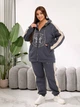 Спортивный костюм женский ELFBERG VM-895 52-54 Графитовый (2000001042847) - изображение 10