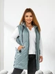 Теплый жилет длинный женский ELFBERG MAR-0513 52-54 Фисташковый (2000001067901) - изображение 6
