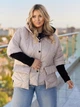 Куртка демисезонная женская ELFBERG MAR-0555 52-54 Кремовая (2000001069424) - изображение 4