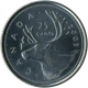 Монета 25 центів 2003 P UNC Регулярний випуск. Canada - зображення 1