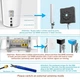 Зовнішня універсальна 4G/5G WiFi антена 600-8000 MHz MIMO 7.5 dBi — Maswell Уцінка! - зображення 2