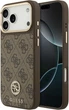 Etui na smartfon Apple iPhone 18 Pro Max/17 Pro Max Guess 4G Strass Logo MagSafe Brown (GUHMP18XP4GRMDEW) - obraz 1