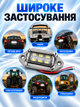 Светодиодная подсветка номера LED лампочка подсветки номерного знака авто фонарь универсальная 12v / 24 В габариты для грузовиков и прицепов в сером корпусе 1 шт. 65мм / 33мм - изображение 9