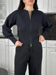 Костюм женский ELFBERG AD-908 42-46 Графитовый (2000001076309) - изображение 7