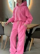 Спортивный костюм на флисе женский ELFBERG BS-951 48-50 Розовый (2000001092682) - изображение 5