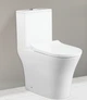 Унітаз моноблок підлоговий MIXXUS BEVEL-0408-T3 600x340x740mm система змиву TORNADO 3.0 (MI8484) - изображение 3