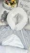 Зимовий комбинезон Elliz_kids Корона сірий на махрі 56 см - изображение 2