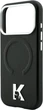 Etui na smartfon Apple iPhone 18 Pro Max/17 Pro Max Karl Lagerfeld Grained Embossed Ring & Kameo Logo MagSafe Black (KLHMP18X6PWBKECK) - obraz 6