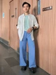 Брюки женские Uniqlo 95865816 M Голубые (1163259536) - изображение 6