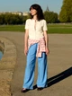 Брюки женские Uniqlo 95865816 M Голубые (1163259536) - изображение 10