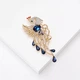 Брошь BROCHE Птицы Феникс синяя BRBF115659 - изображение 4