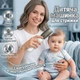 Дитяча машинка для стрижки волосся безшумна акумуляторна з вакуумним всмоктуванням та водонепроникністю VGR з насадками (II) 34686 - зображення 7
