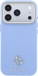Etui na smartfon Apple iPhone 18 Pro/17 Pro Guess Saffiano Small 4G & Classic Logo MagSafe Light Blue (GUHMP18L6PSA4DMB) - obraz 2