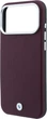 Чохол для смартфона Apple iPhone 18 Pro Max/17 Pro Max BMW Sign Deboss Quilted Metal Logo MagSafe Burgundy (BMHMP18X26SWOSPR) - зображення 6