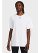 Футболка хлопковая оверсайз длинная женская Under Armour Campus Oversize Ss 1387193-100 XS Белая (2009000390190) - изображение 1