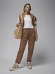 Спортивні штани жіночі Jordan W J Flt Flc Pant 24 FV7059-223 M Коричневі (197595817745) - зображення 3