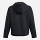 Толстовка на молнии с капюшоном женская Under Armour Unstoppable Flc Fz 1379842-001 XS Черная (196883876907) - изображение 5