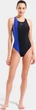 Купальник слитный для женщин Arena DUOGRAF SWIMSUIT V BACK черный, синий Жен 38 - изображение 2