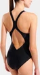 Купальник слитный для женщин Arena DUOGRAF SWIMSUIT V BACK черный, синий Жен 38 - изображение 5