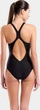 Купальник слитный для женщин Arena DUOGRAF SWIMSUIT V BACK черный, серый 46 - изображение 4