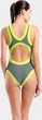 Купальник слитный для женщин Arena BOLD LINES SWIMSUIT серый 36 - изображение 4