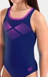 Купальник слитный для девушек Arena BAY SWIMSUIT SWIM PRO BACK темно-синий Дит 152 см - изображение 3