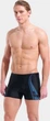 Плавки-шорти для чоловіків Arena GRAPHIC SWIM SHORT чорний, бірюзовий Чол 100 - зображення 1