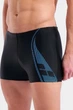 Плавки-шорти для чоловіків Arena GRAPHIC SWIM SHORT чорний, бірюзовий Чол 100 - зображення 3