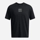 Футболка длинная мужская Under Armour Ua M Hw Os Sm Box Ss 1386803-001 L Черная (197777410634) - изображение 3