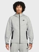 Толстовка на молнии мужская Nike M Nk Tch Flc Fz Wr Hoodie FB7921-063 XL Светло-серая (196607413272) - изображение 3