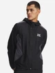 Спортивна чоловіча кофта Under Armour Ua Tech Sport Woven Jkt 6011267-001 L Чорна з сірим (198634063796) - зображення 1