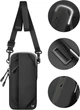 Opaska sportowa Wozinsky WSDB-B armband na ramię na telefon do biegania Black (5907769384615) - obraz 3
