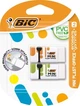 Zestaw gumek do ścierania BIC Plast Office 2 szt (3086123388437) - obraz 1