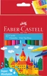 Zestaw flamastrów Faber-Castell Fibre-tip 554201 12 kolorów (4005405542014) - obraz 1