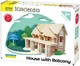Klocki Igroteko Domek z balkonem 136 elementów (4820148900248) - obraz 1