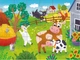 Puzzle DoDo Krowy i koźlęta 30 elementów (4823115912237) - obraz 3