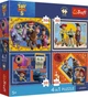 Puzzle Trefl Premium Plus Kids Toy Story 5 Czas zabawek 4x88 elementów (5900511347012) - obraz 1