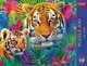 Puzzle Trefl Premium Plus Tea Time Tygrysy w dżungli 500 elementów (5900511376258) - obraz 3