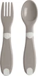 Набір Chicco First Cutlery ложка та виделка Сірий (8058664179404) - зображення 1