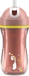 Kubek niekapek Chicco ze słomką Sport Cup 266 ml koralowy (8058664180721) - obraz 2