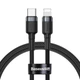 Кабель Baseus Cafule Type-C - Lightning PD 1м CATLKLF-G1 Black-Grey (Cafule_C-L) - зображення 9