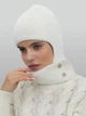 Капор жіночий Malisa Аміна 2015-26-01 One Size Білий - зображення 1