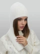 Капор жіночий Malisa Аміна 2015-26-01 One Size Білий - зображення 2